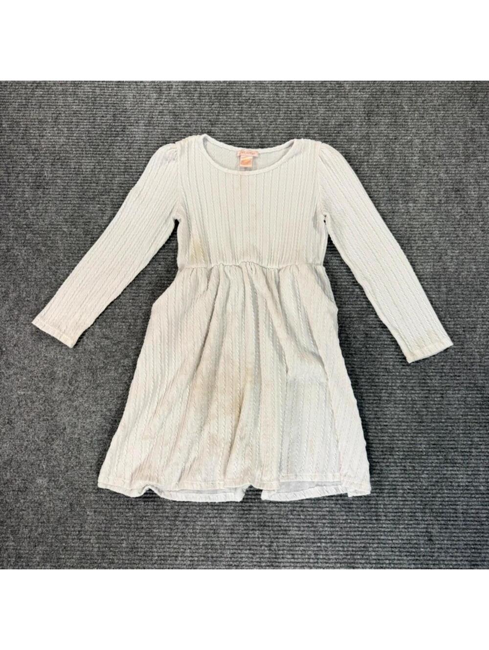 Sweet Stories Girls Dress Size 12 White